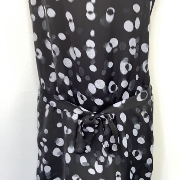 Vince Dress Abstract Print Silk Slouch Open Shoulders Excellent  Nwot~Sz… - Picture 4 of 10